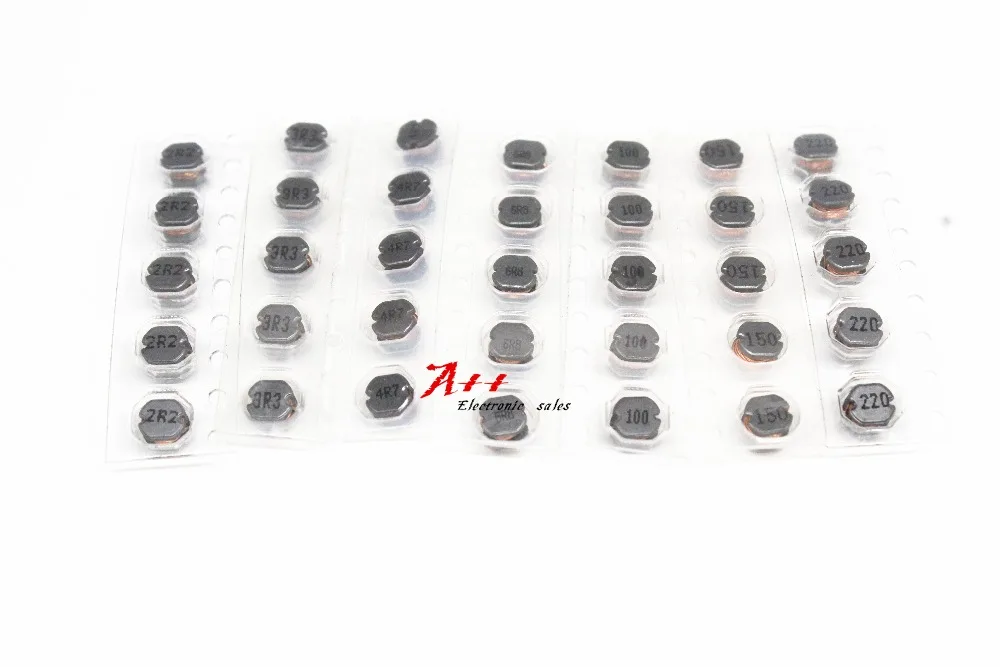 Набор индукторов мощности CD43 SMD 75 шт. 15 значений|inductor assorted kit|inductor assortmentinductor kit |