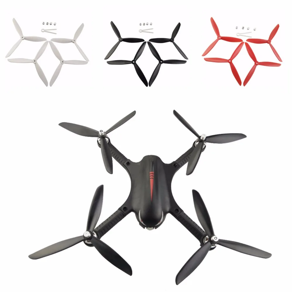 Трехлистный Пропеллер для Hubsan H501S H501A/H501C/H501M/H501S W/H501S pro MJX B2 W Bugs 3 2 D80 F18 F17 F100 F200SE |
