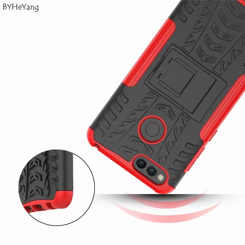 BYHeYang armor case for Huawei Honor 7X cover Luxury Full Protective Hard Phone Back Bags Cases 7 X 5.93 inch |
