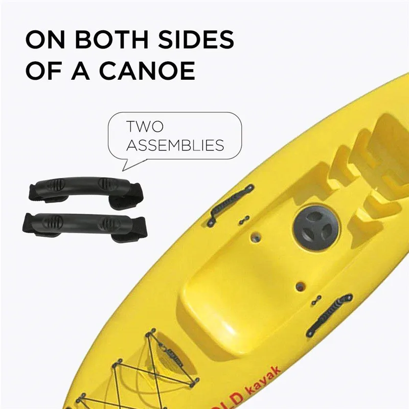 1 пара байдарка лодка боковое Крепление ручка для переноски с банджи занятий