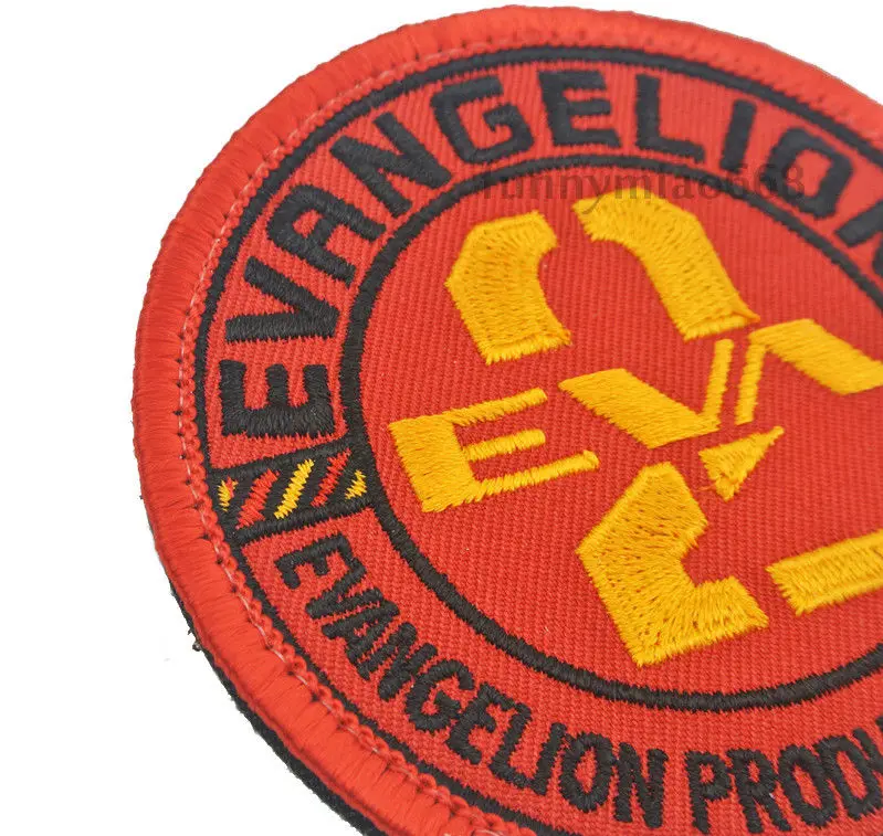 Neon Genesis Evangelion EVA производственная модель 02 косплей вышитые нашивки значки DIY