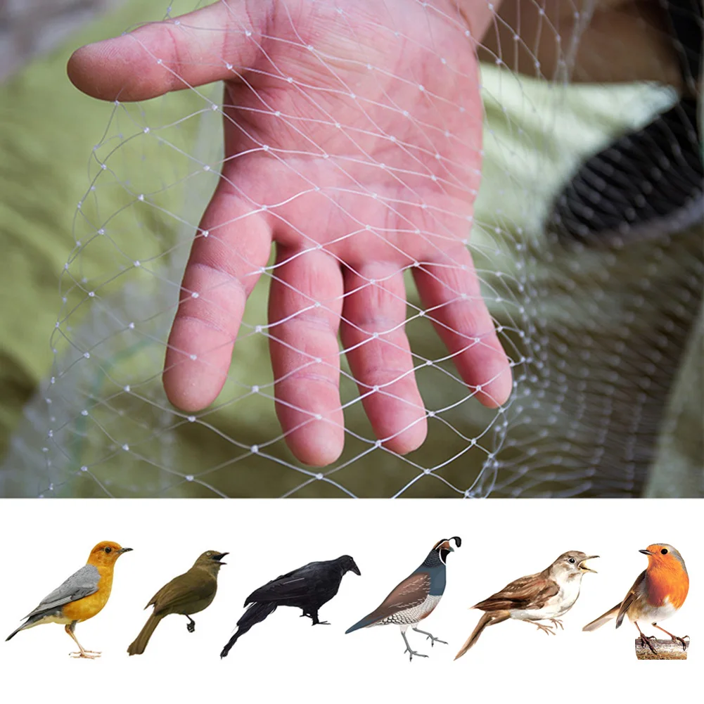 4*10M Nylon Bird Preventing Netting Anti Net Crop Fruit Pond Protection Mesh Greenhouse Garden Vegetable Pest Control | Дом и сад