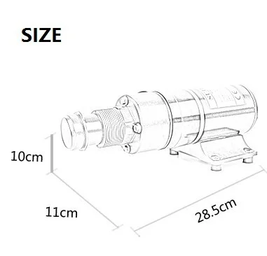 MP-4500-12 12 В dc мацератор сточных вод насос 45л/мин центробежный водяной насос Трюмный канализационный насос
