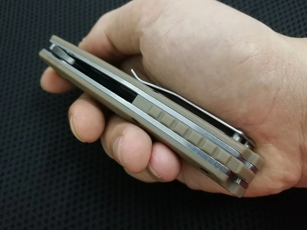 DX версия jonnyjamie бренд Speedball мини F3 EDC нож 420 лезвие из нержавеющей стали черный и коричневый FRN ручка Походный карманный нож s