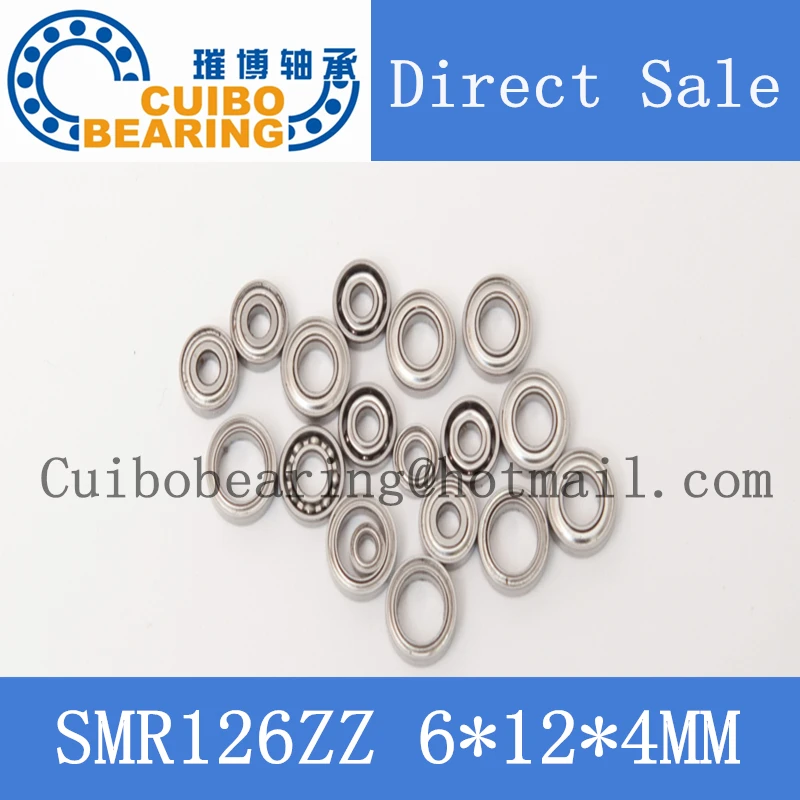 Высококачественный Миниатюрный подшипник из нержавеющей стали MR126 SMR126 Z SMR126ZZ X6ZZ