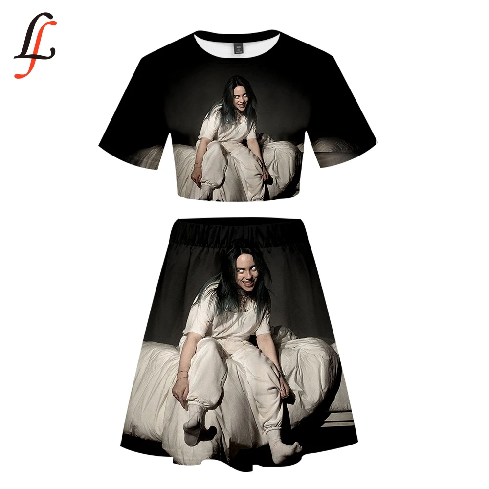 Billie Eilish/сексуальные женские пляжные комплекты из 2 предметов K Pop сексуальные с