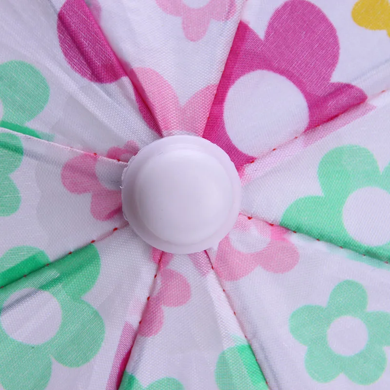 28*22 см белый цветочный узор зонтик подходит 18 дюймов American Girl Doll DIY Boneca аксессуары