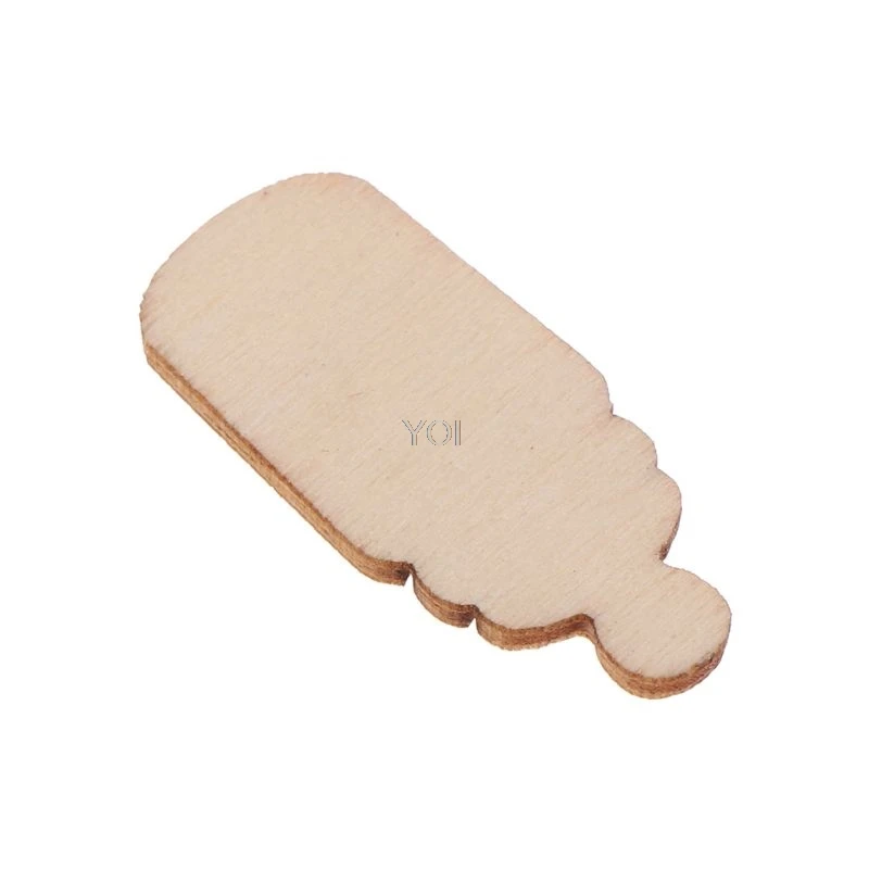 10 шт. в форме бутылки для кормления лазерная резка своими руками деревянный налет