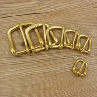 solid brass women leather belt pin buckle bag backpack hardware accessories 10pcslot