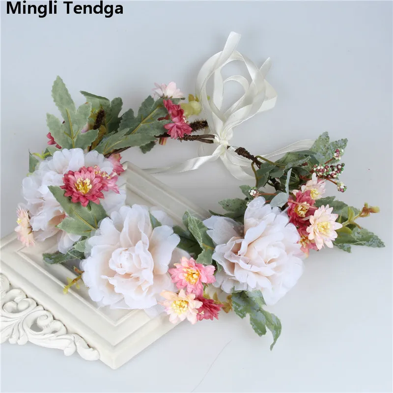Mingli Tengda 2018 новые вуалетки для женщин элегантные свадебные цветочные невесты
