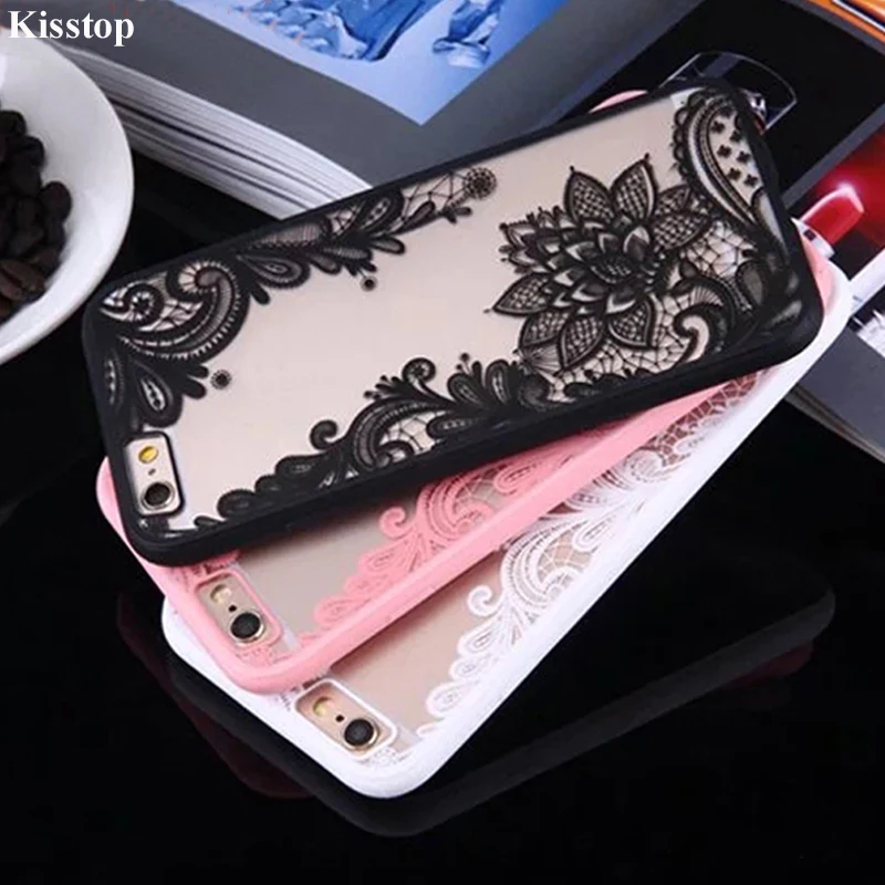 Чехол Kisstop для iPhone 6 s 7 8 с полным краем кружевной цветочной мандалы чехол-накладка