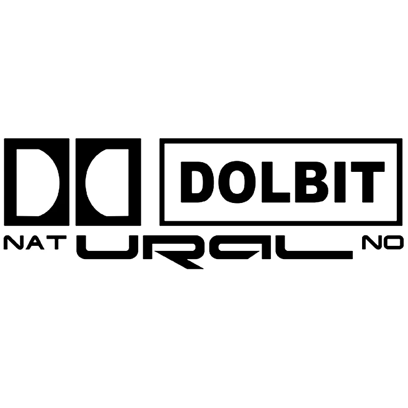 CK2322#30*10см наклейки на авто DOLBIT NATURAL NO водонепроницаемые машину наклейка для