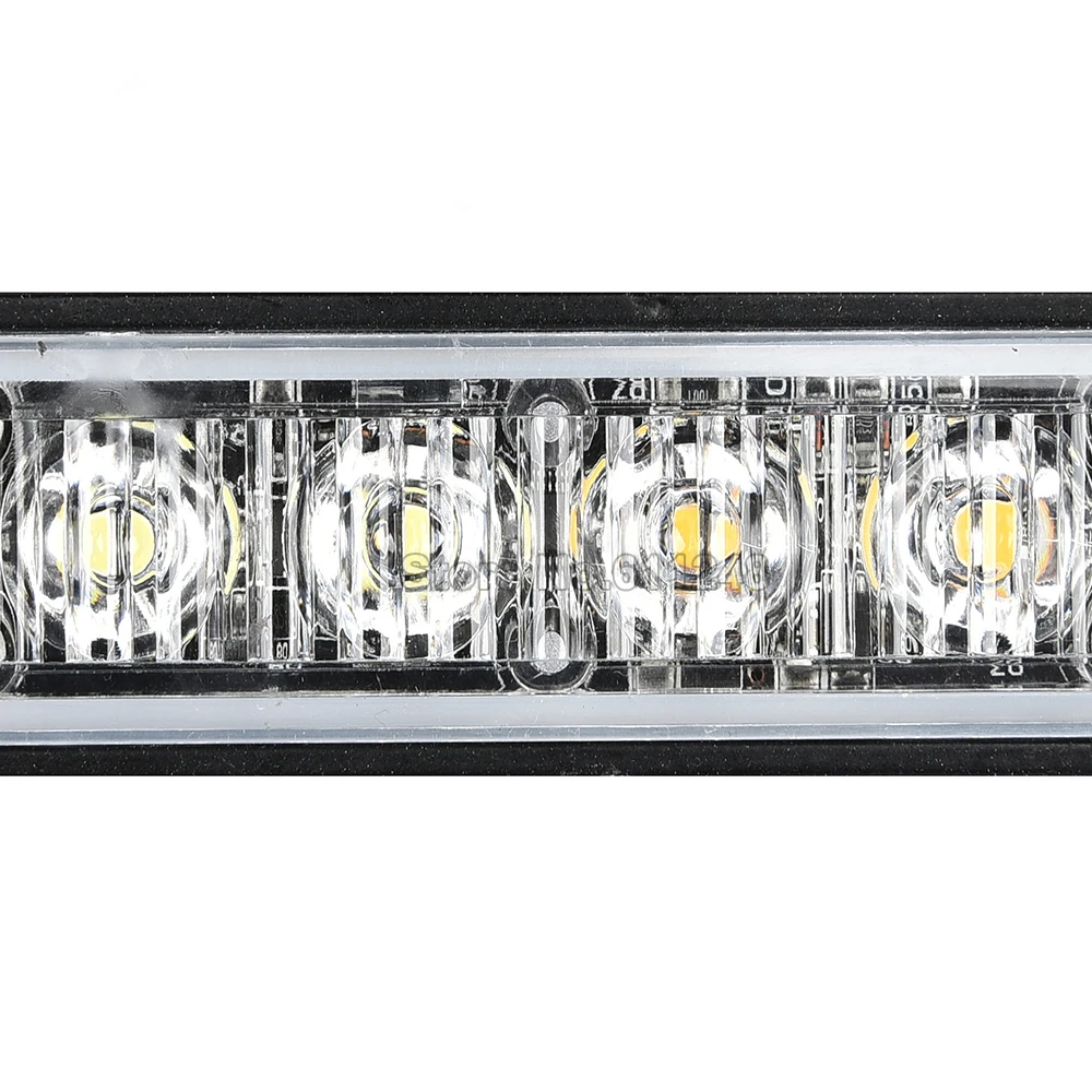 Высокая яркость 6LED водонепроницаемый 18 Вт автомобильный светильник Strobel Предупреждение полицейский светильник Грузовик Лодка вилочный боковой сигнальный светильник s 9 V-30 V