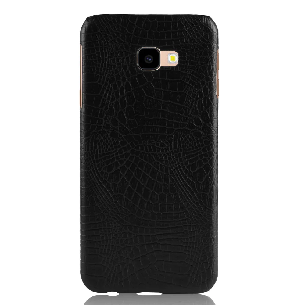 Жесткий чехол из крокодиловой кожи PU для Samsung J2 J4 Core J6 Prime J3 J8 J7 2018 DUO PRO MAX | Мобильные