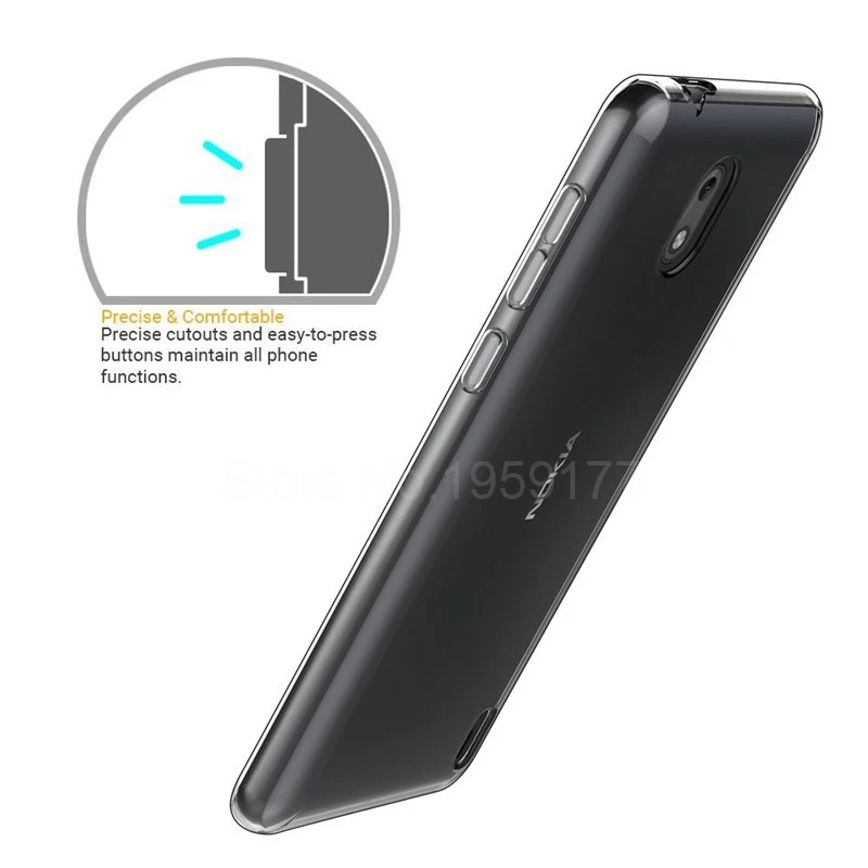 MODAZONGYE Soft Transparent Case For Nokia 2 Cover Silicone Back Phone Nokia2 TA-1029 TA-1035 |