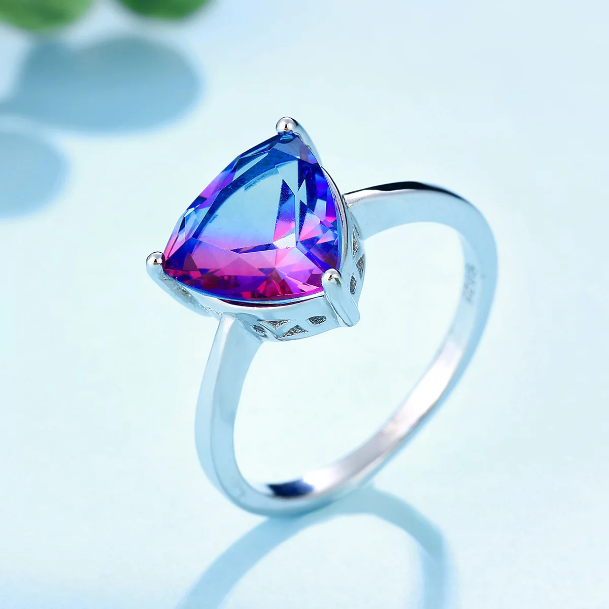 Кольцо из стерлингового серебра S925 обручальное кольцо роскошный благородный