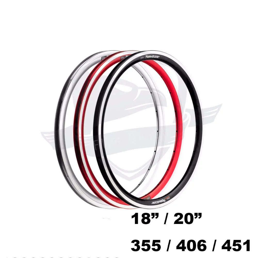 Высокое качество Сверхлегкий обод велосипеда KINLIN XR240 18/20 дюймов обода 355/406/451 16/20/24