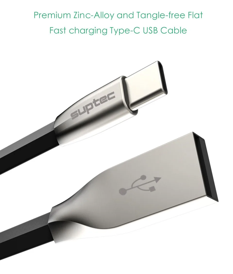 Suptec usb type-C кабель USB 2.1A type C кабель для быстрой зарядки USB-C зарядное устройство Шнур для nintendo Switch samsung S8 Oneplus 5 Pixel 2