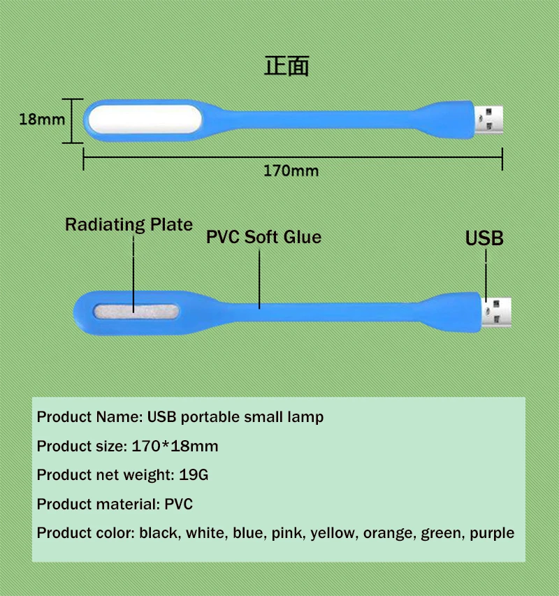 VCity USB Led Портативный лампа яркий Гибкие светодиодные лампы для чтения