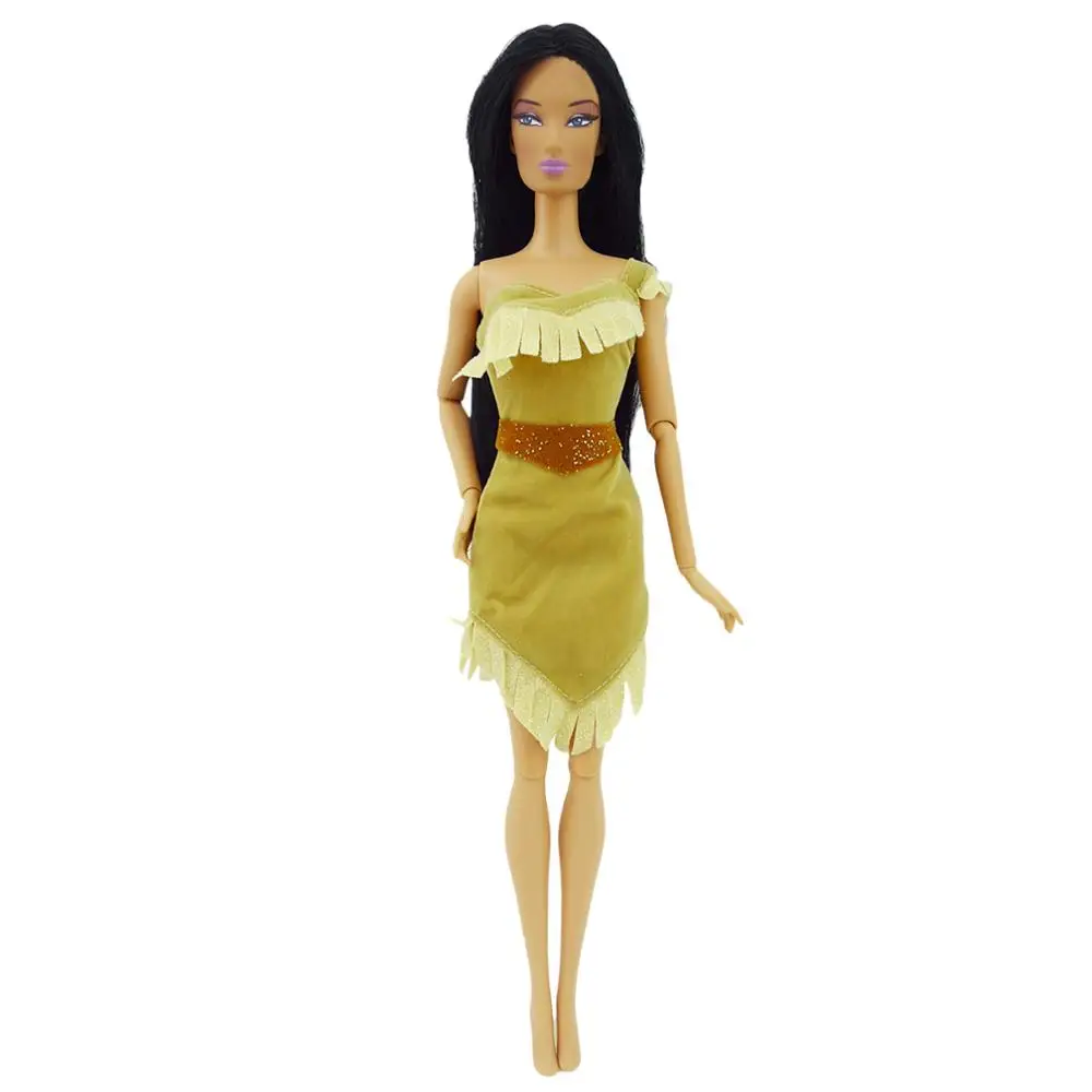 1 шт. модное сказочное платье принцессы копия Pocahontas мини юбка праздничная одежда