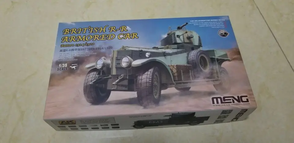 Meng VS 010 масштаб 1/35 Британский RR армированный автомобиль модель 1920/пластиковая