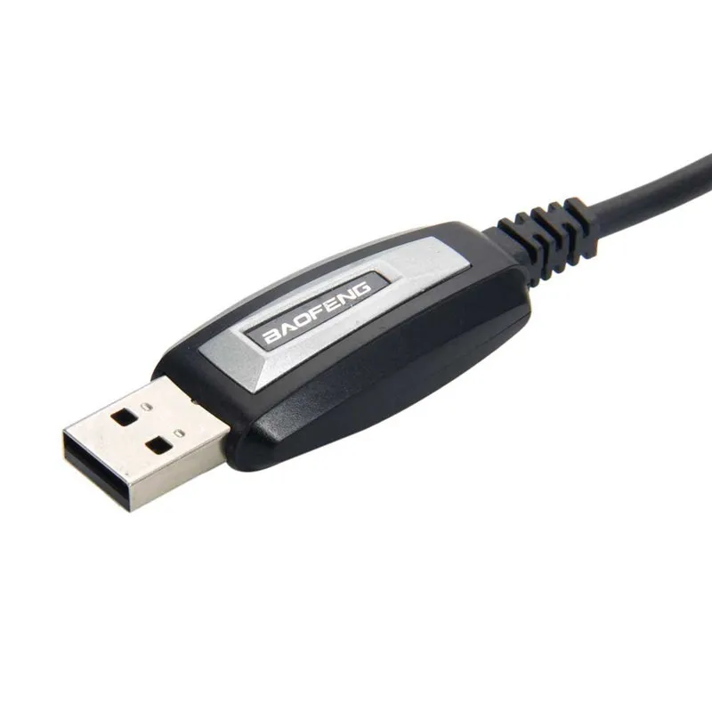 2Pin радио USB Кабель для программирования + Драйвер CD Walkie Talkie Baofeng UV 5RE 5R 888S 82