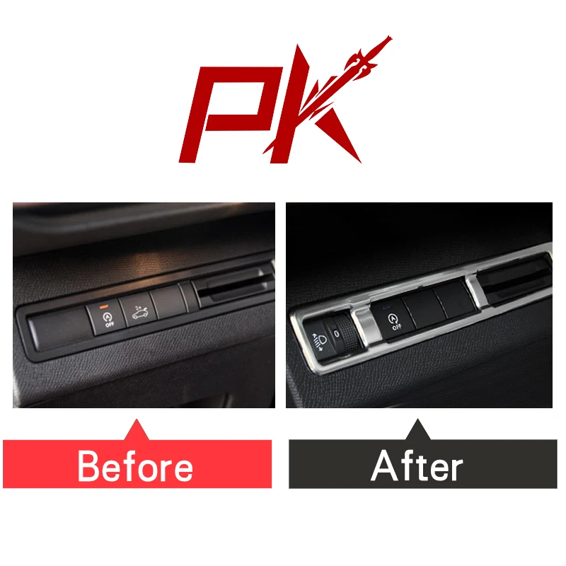 1X переключатель фар из нержавеющей стали с блестками регулируемая крышка фары