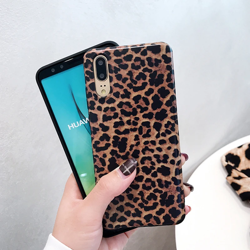Ретро Сексуальные леопардовые чехлы для huawei P20 P30 mate 10 20 Pro матовый, мягкий, из ТПУ чехол для Honor 9 10 V20 Nova 3 3i 3e задняя крышка fundas