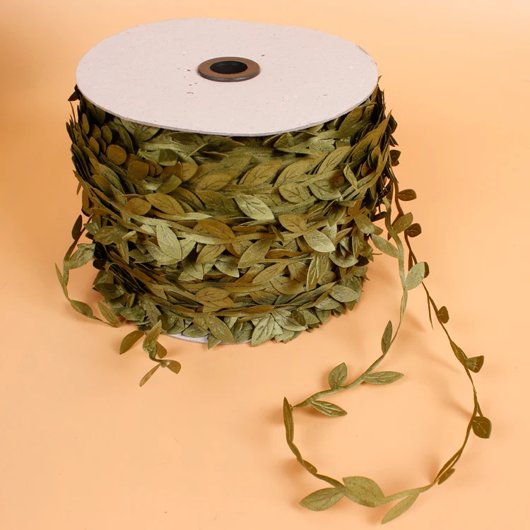 

Искусственная ПВХ проволока листья тростника гирлянда зеленые листья Имитация ремесла из ткани венок с листьями обруч для волос ручные аксессуары 2 метра