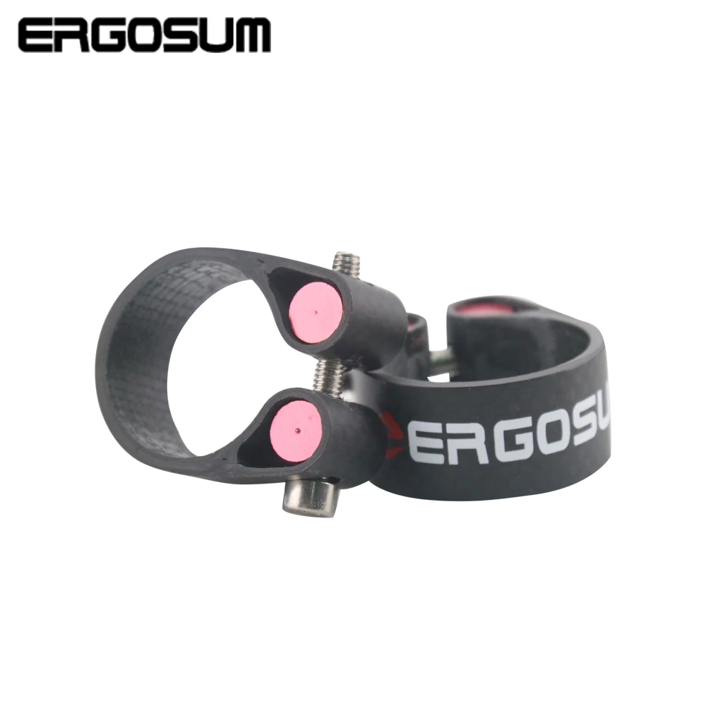 ERGOSUM углеродного волокна велосипедов Seatposts зажим MTB/велосипеды зажимы