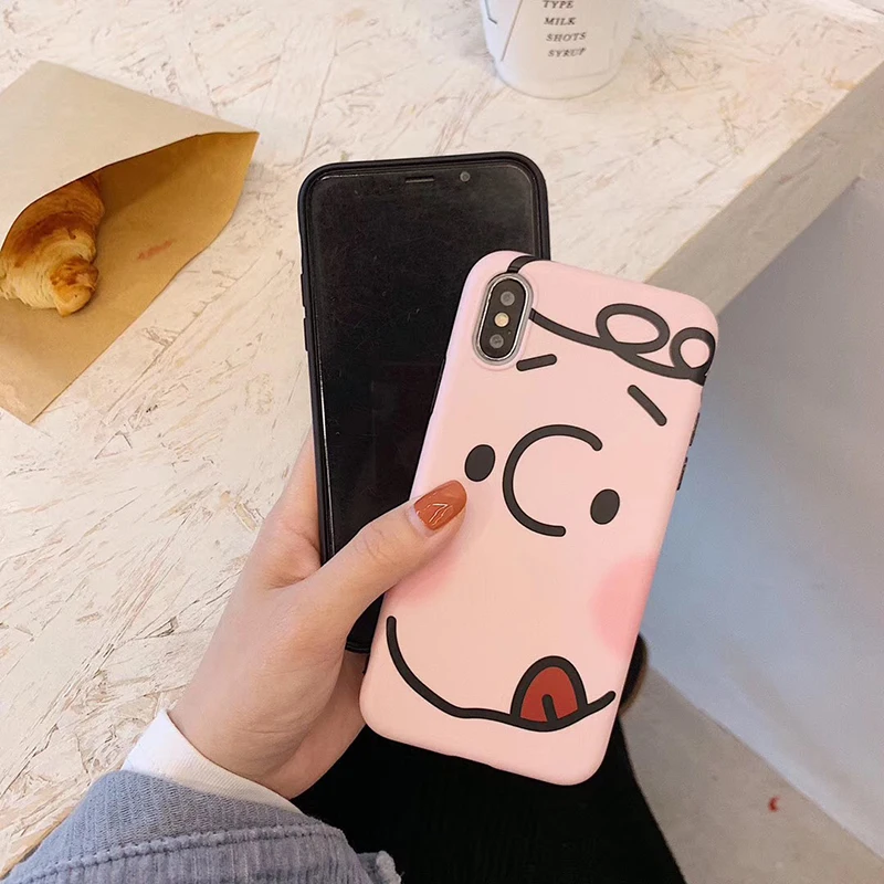 Милый мультяшный чехол для телефона с героями мультфильмов «Charlie коричневый Lucy» для iphone Xs MAX XR X 6 6s 7 8 plus, силиконовый чехол для iphone 11 Pro Max