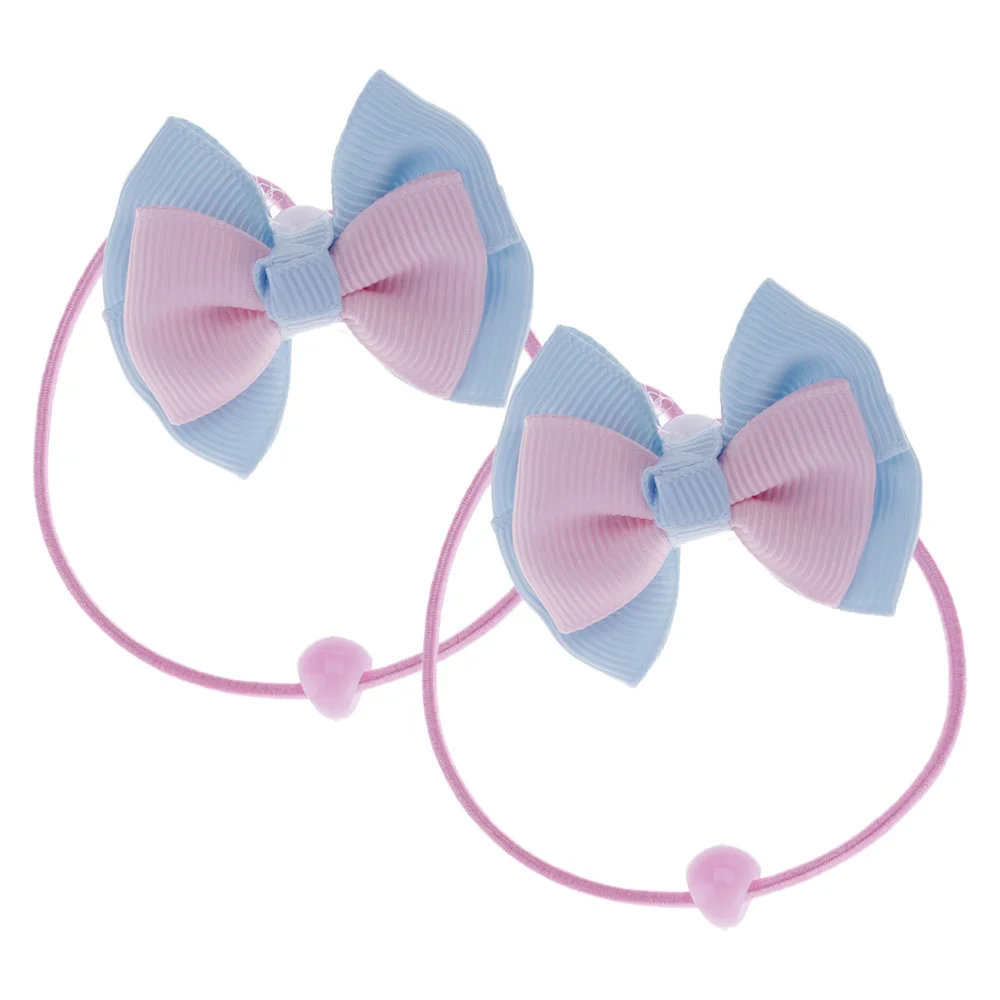 7 шт./компл. повязка на голову с бантом для маленьких девочек заколки волос