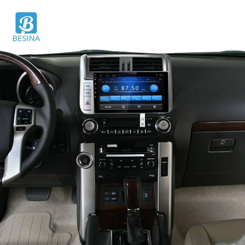 Besina 9 дюймов Android 9,0 Автомагнитола для Toyota Lander Cruiser Prado 150 2010-2013 мультимедийный плеер gps wifi аудио стерео 2G+ 32G