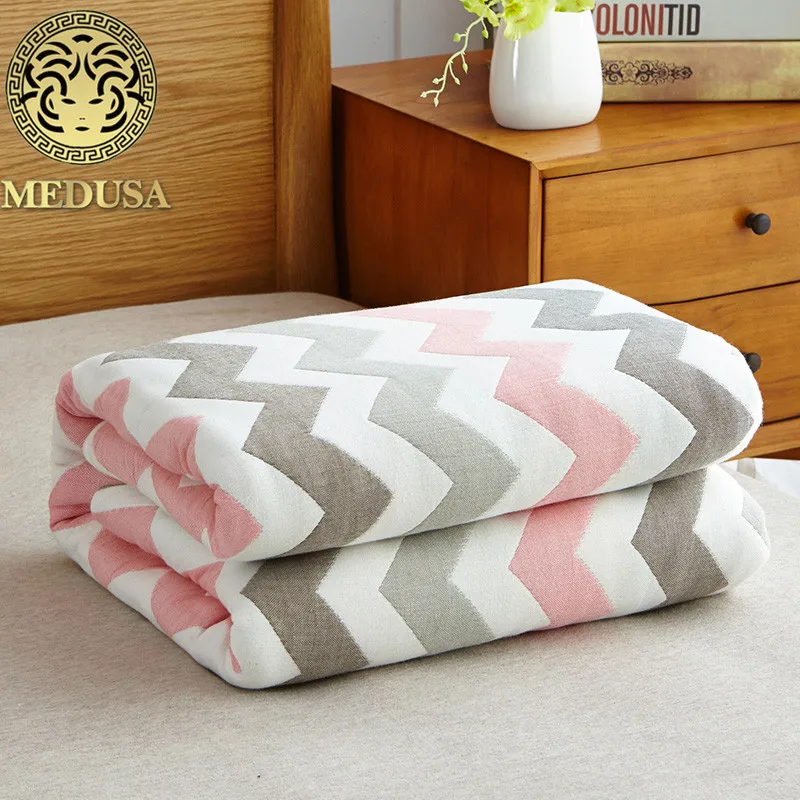 Медуза 100% хлопок сатин шеврон Аква стеганые покрывала полный двойной размер 1 шт