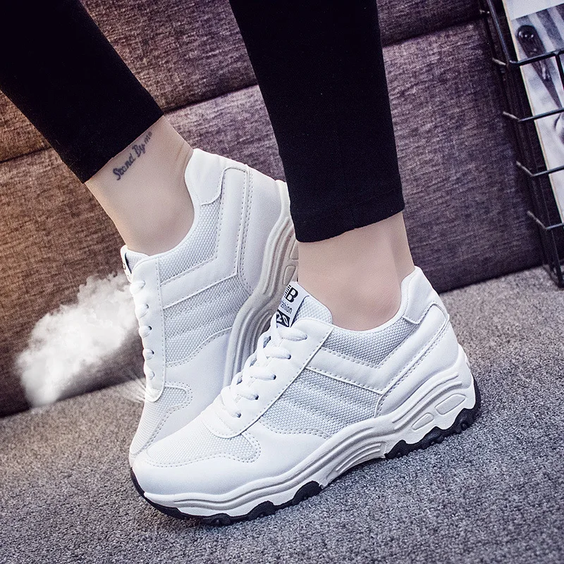 Fitness Sports Shoes Women Walking Ventilation Net Shoes Woman Flat Students Canvas Shoes Wholesale sneakers