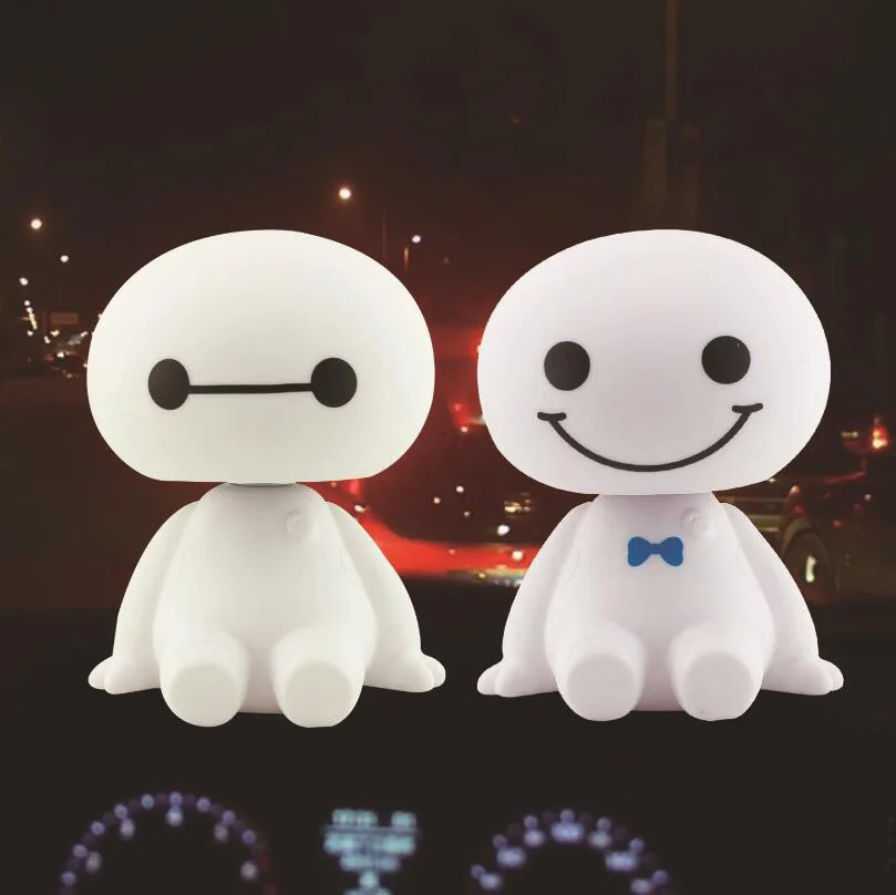 Большой Герой 6 Baymax аниме ПВХ фигурка мультяшный милый робот качающаяся голова