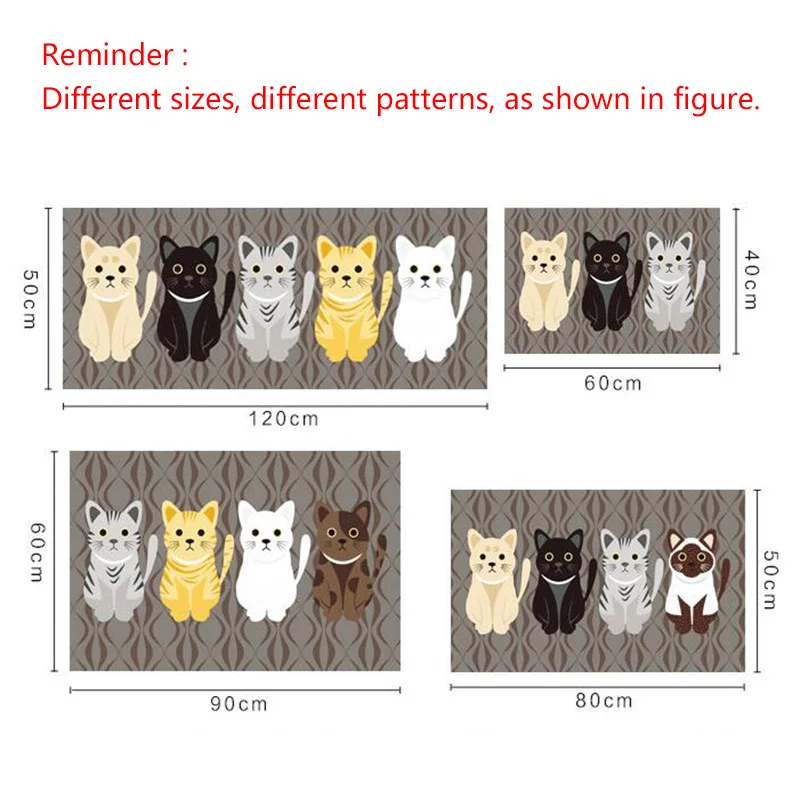 Лидер продаж! Домашний дверной коврик с животными для крыльца Нескользящие