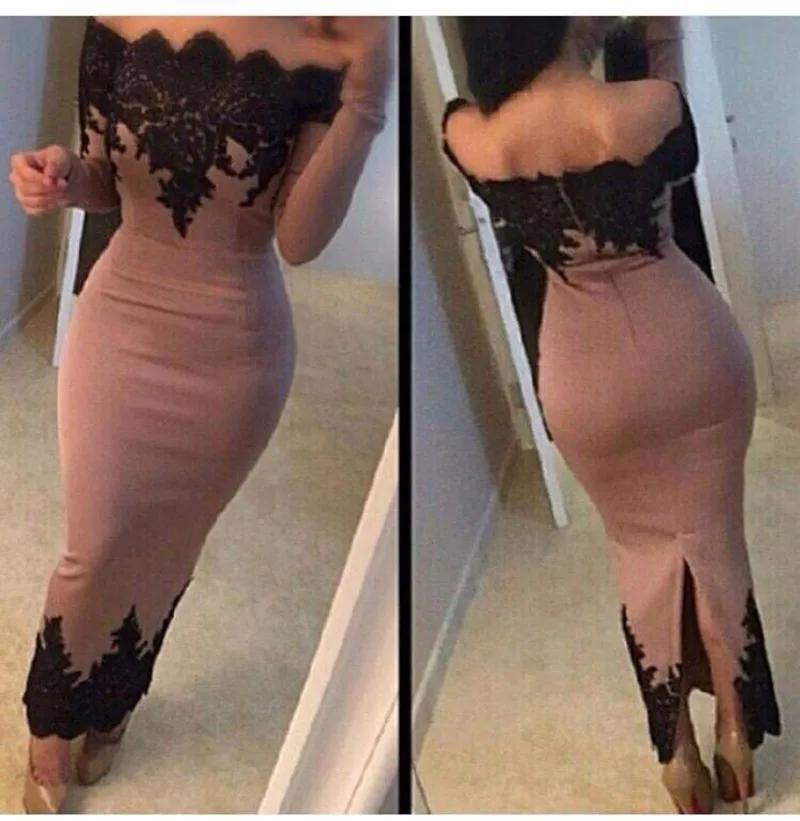 Сексуальное женское платье с вырезом лодочкой и разрезом сзади для свадебной