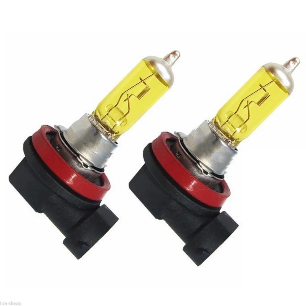 2x H11 PGJ19-2 DC 12V 55W Xenon 3000K Super Bright Yellow Car Front Headlight Fog lights Bulbs Automobile Halogen Head Lamp Bulb |