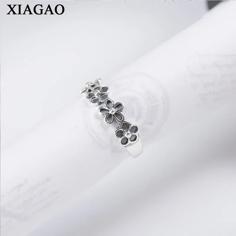 XIAGAO 2018 Vintage Rings 100% Real 925 Sterling Silver Jewelry for Women High Quality Ring Anillos AART0017 | Украшения и