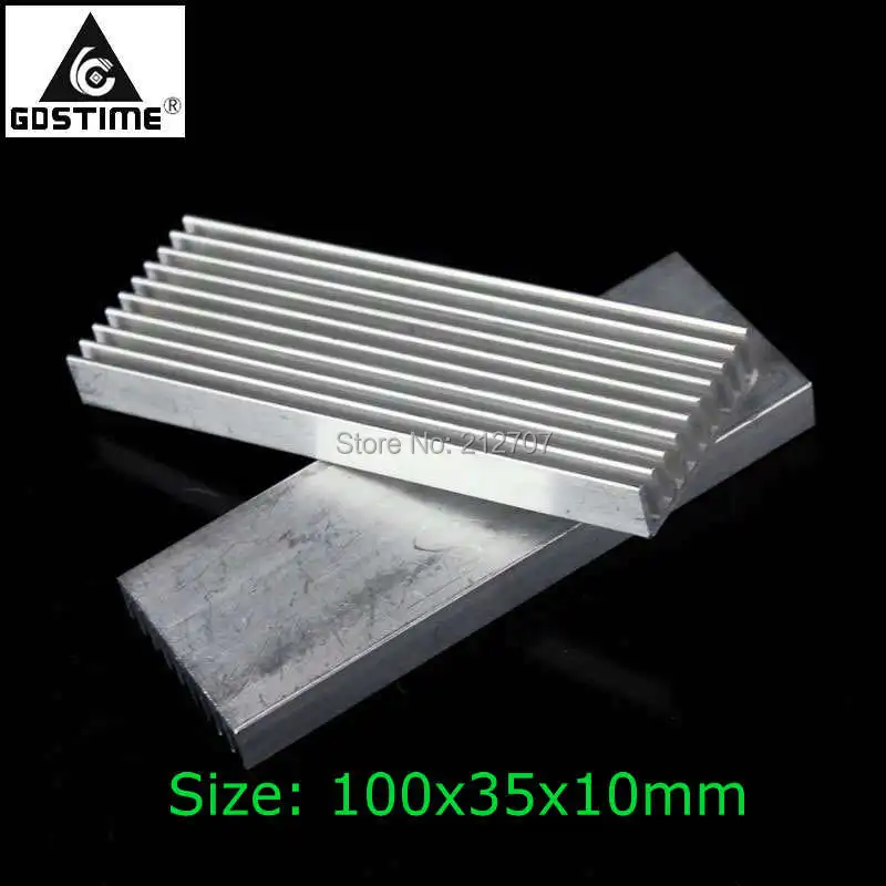 Алюминиевый кулер Gdstime 100x35x10 мм, 30 шт./лот