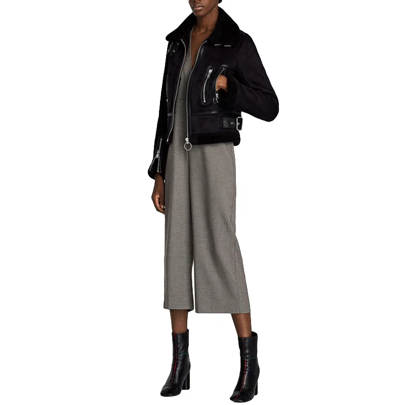 Женское кашемировое пальто теплая замшевая куртка 2019 | Женская одежда