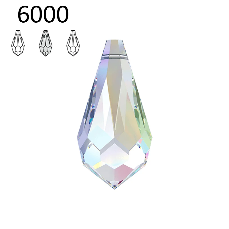 (1 шт) 100% оригинал с украшением в виде кристаллов от Swarovski 6000 кулон сделано Австрии - Фото №1