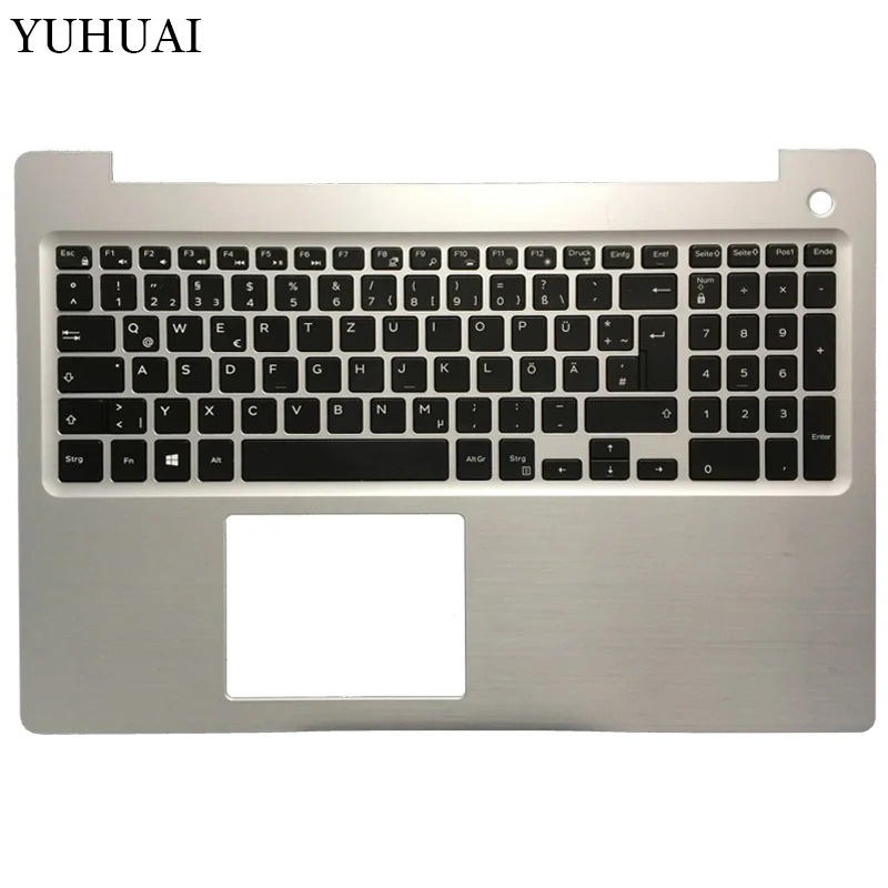 Новый немецкий ноутбук с подсветкой клавиатуры в сборе для DELL INSPIRON 15-5000 5570 5575