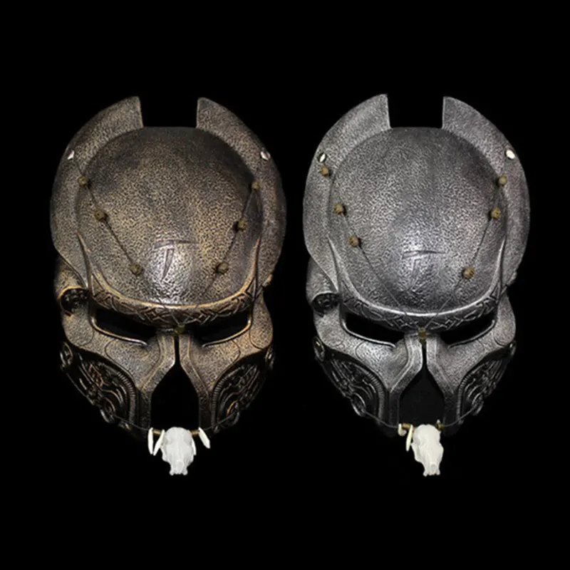 Высококачественная маска хищника из смолы для косплея по фильму Alien vs. Вечерние