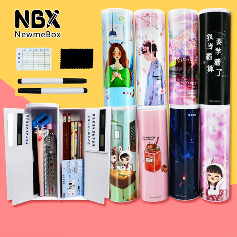 Креативный чехол для карандашей большая емкость многофункциональная коробка