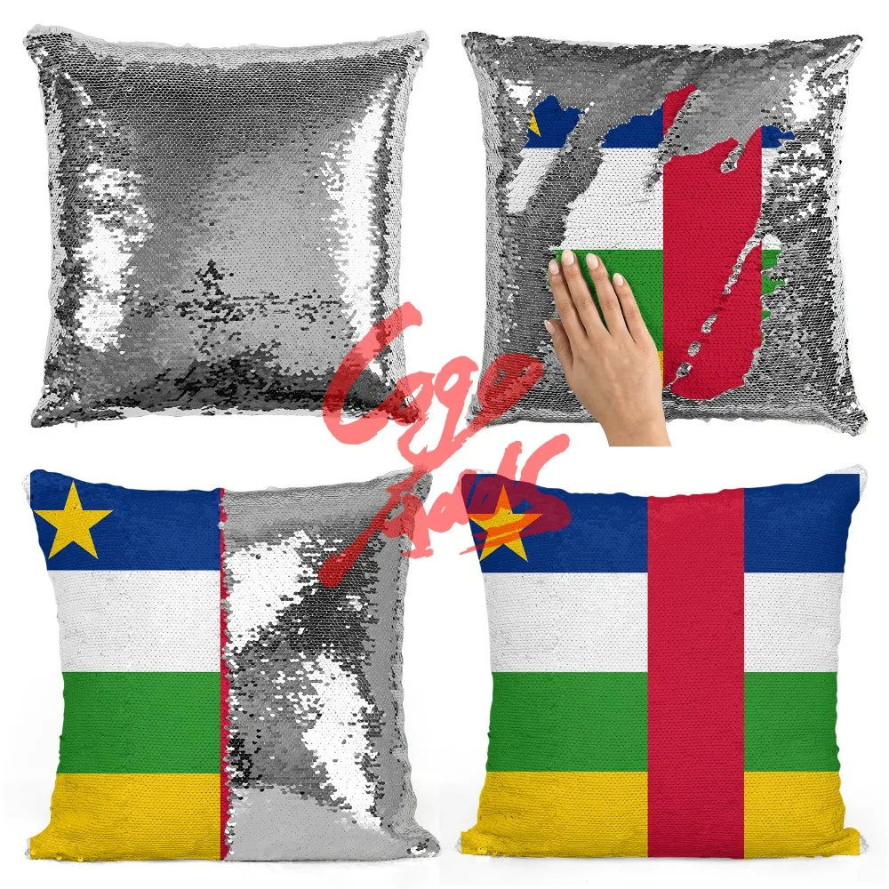 Центрально Африканская Республика Декоративные диванные подушки Реверсивный