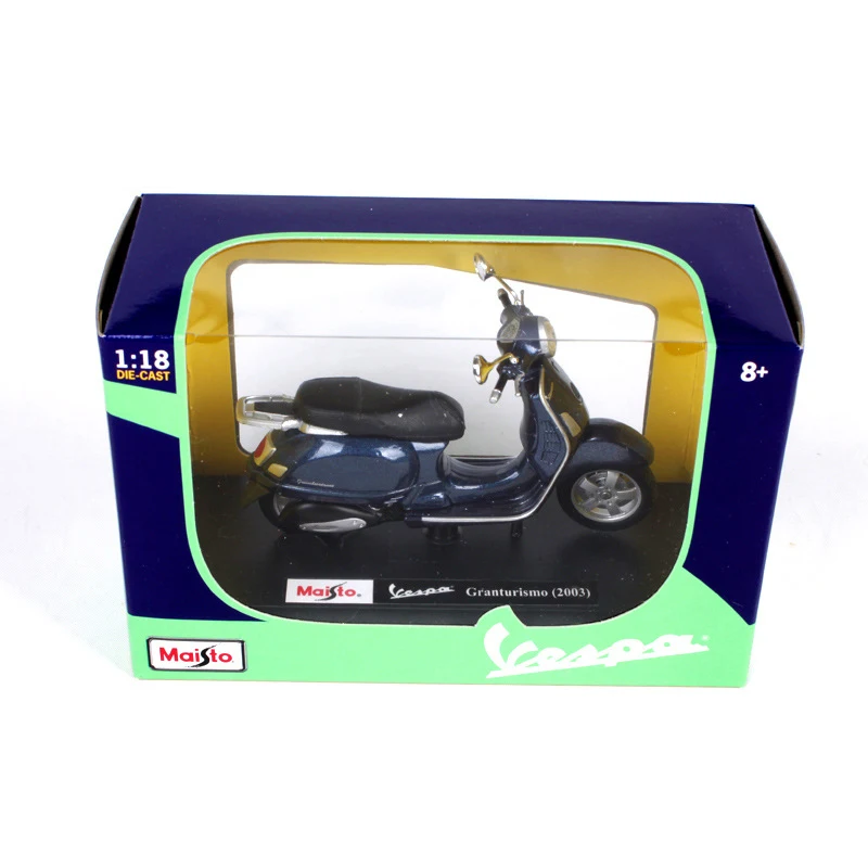Модель мотоцикла Maisto 1:18 VESPA Piaggio 2003 granтуризм модель велосипеда база литые мото