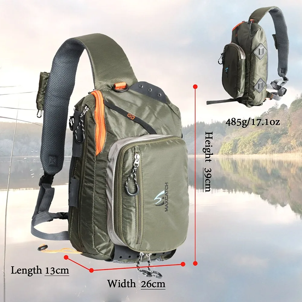 Maximumcatch Fly Fishing Sling Pack 3 слойная Рыболовная Сумка|bag fishing|bag bagbag pack |