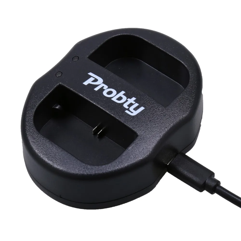 PROBTY LP E6 LPE6 Двухканальное USB Зарядное устройство для цифровой однообъективной